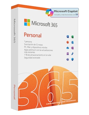 Microsoft 365 Personal Office Microsoft para 1 usuario