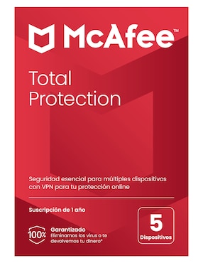 Antivirus McAfee Para 5 Equipos