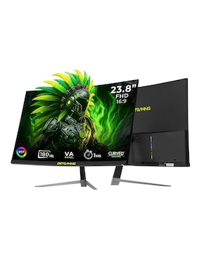 Monitor gamer Dxt Gaming DXT2383CBK VA Full HD 23.8 pulgadas DXTFL24F