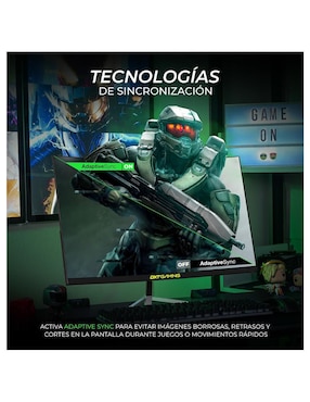Monitor gamer Dxt Gaming DXT2383CBK VA Full HD 23.8 pulgadas DXTFL24F