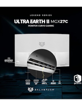 Monitor Balam Rush standard full HD 27 pulgadas BR-938280