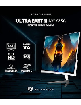 Monitor Balam Rush standard full HD 23.8 pulgadas BR-938334
