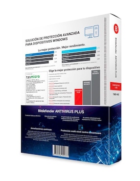 Antivirus Plus Bitfender para 3 usuarios