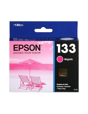 Cartucho Tinta Original Epson T133 Magenta