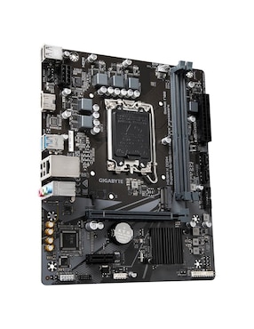 Tarjeta madre Gigabyte H610M K DDR4 compatible con procesador Intel