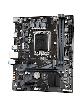 Tarjeta madre Gigabyte H610M K DDR4 compatible con procesador Intel