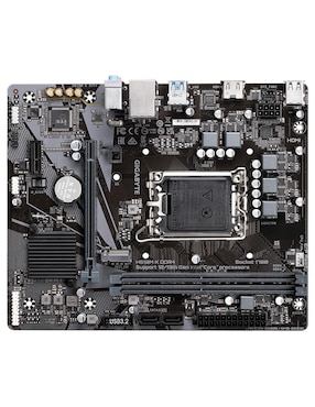 Tarjeta madre Gigabyte H610M K DDR4 compatible con procesador Intel