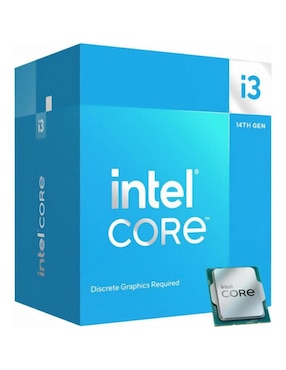 Procesador Intel BX8071514100F Core I3 con 4 núcleos