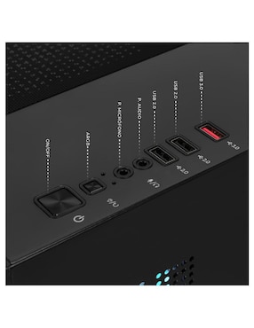 Computadora gamer Xtreme PC Gaming XTBRR716GBRENOIRG AMD Ryzen 7 AMD Radeon Graphics 16 GB Ram 500 GB SSD