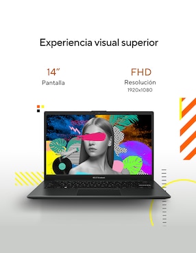 Laptop Asus Vivobook Go 14 14 pulgadas Full HD AMD Ryzen 5 AMD Radeon 16 GB RAM 512 GB SSD