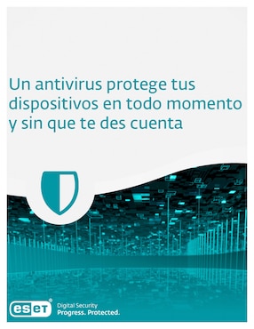 NOD32 Antivirus Eset para 5 usuarios