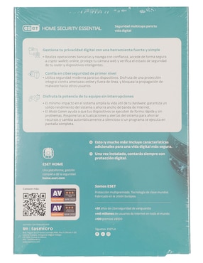 Home Security Essential Antivirus Eset para 1 usuario