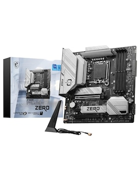 Tarjeta Madre MSI B760M Project Zero Con Procesador Intel