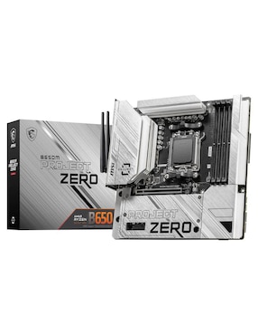 Tarjeta Madre MSI B650M Project Zero Con Procesador AMD