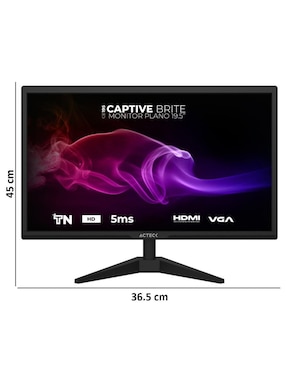 Monitor Acteck standard HD 19.5 pulgadas CAPTIVE BRITE CB195