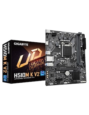 Tarjeta Madre Gigabyte H510M K V2 Con Procesador Intel