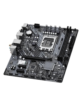 Tarjeta madre Asrock H610M/AC compatible con procesador intel