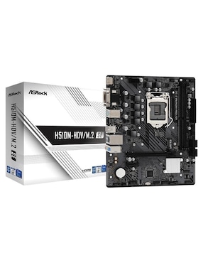 Tarjeta Madre Asrock H510m-hdv/m.2 Se Con Procesador Intel