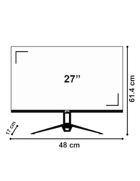 Monitor Ghia standard full HD 27 pulgadas MG2723