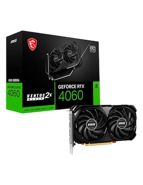 Tarjeta De Video MSI RTX 4060 Ventus 2X OC