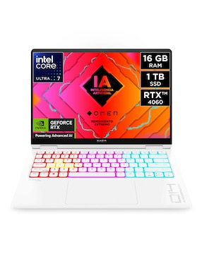 Laptop Gamer HP Omen Transcend 14-fb0000la 14 Pulgadas 2.8 K Intel Core Ultra 7 NVIDIA GeForce RTX 4060 16 GB RAM 1 TB SSD