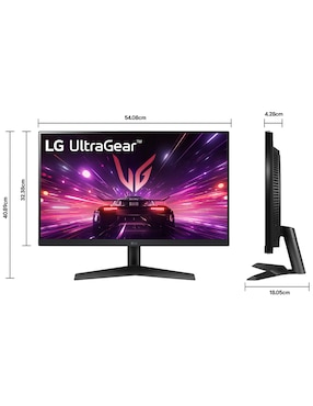 Monitor gamer Lg standard full HD 24 pulgadas 24GS60F-B.AWM