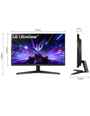 Monitor gamer Lg 27GS60F-B standard Full HD 27 pulgadas