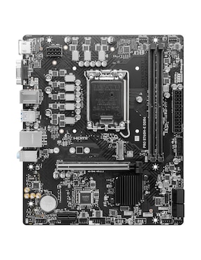 Tarjeta madre MSI Pro B760M-E DDR4 compatible con procesador Intel