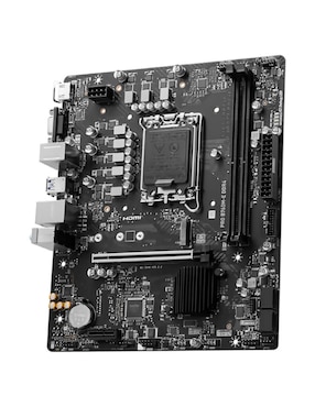 Tarjeta madre MSI Pro B760M-E DDR4 compatible con procesador Intel