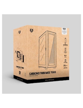Gabinete de computadora Balam Rush Carbono Twin Mate 7000