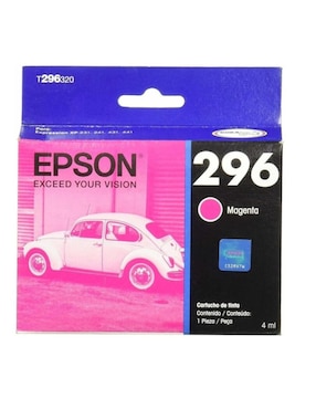 Cartucho tinta original Epson T296 magenta