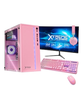 Computadora Gamer Xtreme PC Gaming XTACIQ16GBHD600MP 23.8 Pulgadas Full HD Intel Celeron Intel UHD 600 16 GB RAM 500 GB SSD