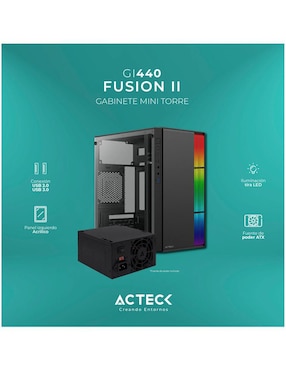 Gabinete de computadora Acteck Fusion II GI440