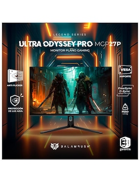 Monitor gamer Balam Rush standard full HD 27 pulgadas ODYSSEY PRO MGP27P