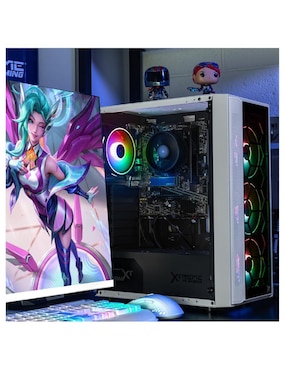 Computadora gamer Xtreme Pc Gaming XTPCR716GBRENOIRMCW 23.8 pulgadas Full HD AMD Ryzen 7 AMD Radeon Graphics 16 GB RAM 500 GB SSD