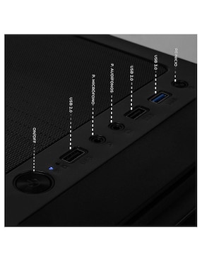 Computadora gamer Xtreme Pc Gaming XTPCR716GBRENOIRMCB 23.8 pulgadas Full HD AMD Ryzen 7 AMD Radeon Graphics 16 GB RAM 500 GB SSD
