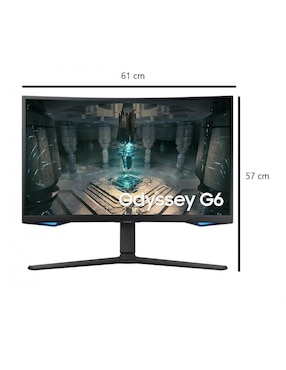 Monitor gamer Samsung standard QHD 27 pulgadas LS27BG650ELXZX