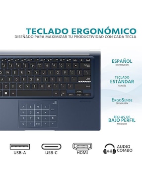 Laptop Asus Vivobook 14 14 pulgadas Full HD Intel Core i5 Intel Iris XE 16 GB Ram 512 GB SSD