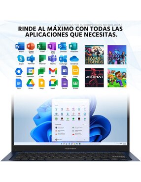 Laptop Asus Vivobook 14 14 pulgadas Full HD Intel Core i5 Intel Iris XE 16 GB Ram 512 GB SSD