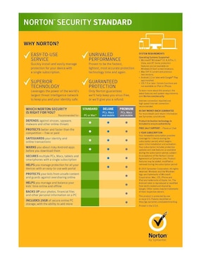 Norton by Symantec Security Standard Antivirus Norton para 1 usuario