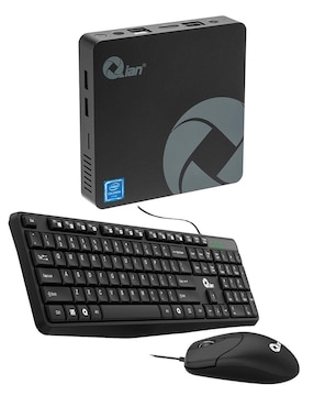 Computadora De Escritorio Qian QII-07C46-KW Intel Celeron 4 GB RAM 64 GB EMMC