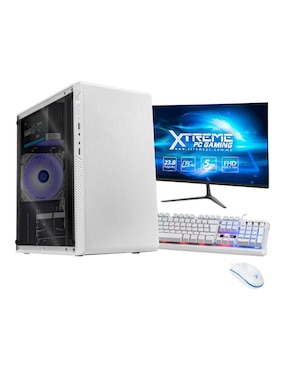 Computadora Gamer Xtreme PC Gaming Xtacr516gbrenoirmpw 23.8 Pulgadas Full HD AMD Ryzen 5 AMD Radeon Graphics 16 GB RAM 500 GB SSD