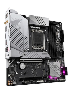 Tarjeta madre Aorus B760M Elite Hacha compatible con procesador Intel