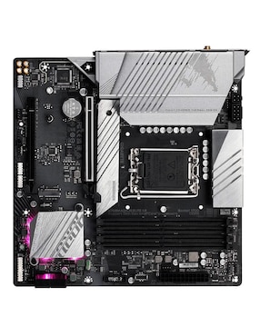 Tarjeta madre Aorus B760M Elite Hacha compatible con procesador Intel