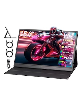 Monitor portátil Genérica standard full HD 15.6 pulgadas 7503051377198