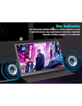 Monitor portátil Genérica standard full HD 15.6 pulgadas 7503051377198
