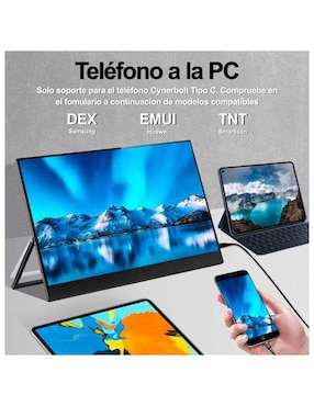 Monitor portátil Genérica standard full HD 15.6 pulgadas DM156FZ