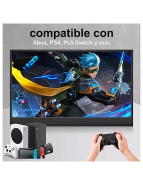 Monitor portátil Genérica standard full HD 15.6 pulgadas DM156FZ