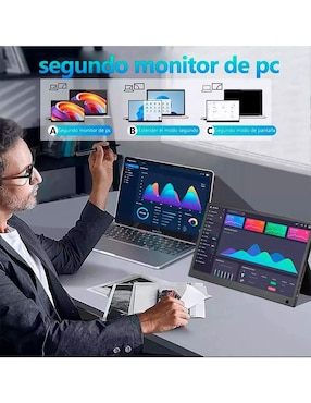 Monitor portátil Genérica standard full HD 15.6 pulgadas 156MP