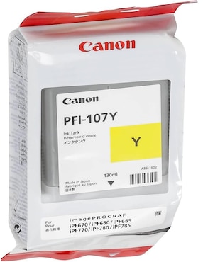 Cartucho tinta original Canon 6708B001AA amarillo
